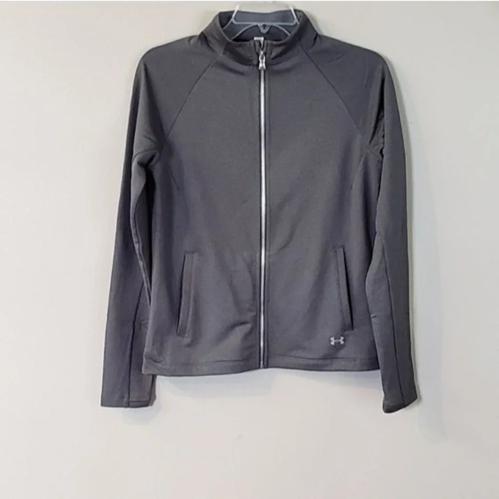 Under Armour Women's Zip Up Gray Jacket Size Small